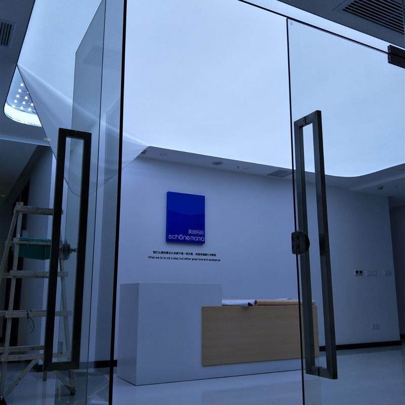 白色软膜天花窗帘店假窗橱窗灯光布 灯光膜 拉布软膜灯箱 透光膜