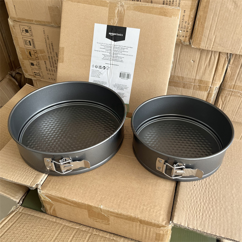 蛋糕烘焙模具不粘圆形活底活口碳钢烤盘