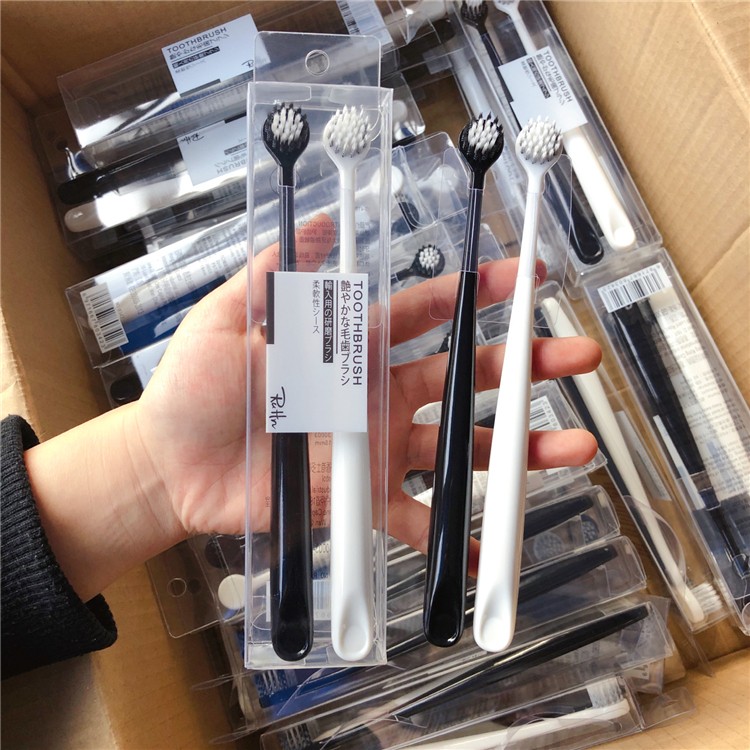 进口刷毛o形刷头超柔成人2支装