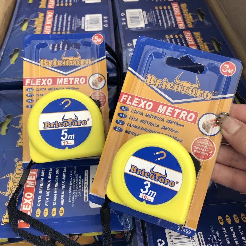 清！5米3米卷尺钢卷尺米尺高精度塑壳耐磨盒尺木工圈尺测绘测量