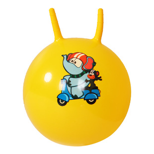 羊角球感统训练器材幼儿园小号跳跳球儿童大号充气加厚蹦蹦球玩具