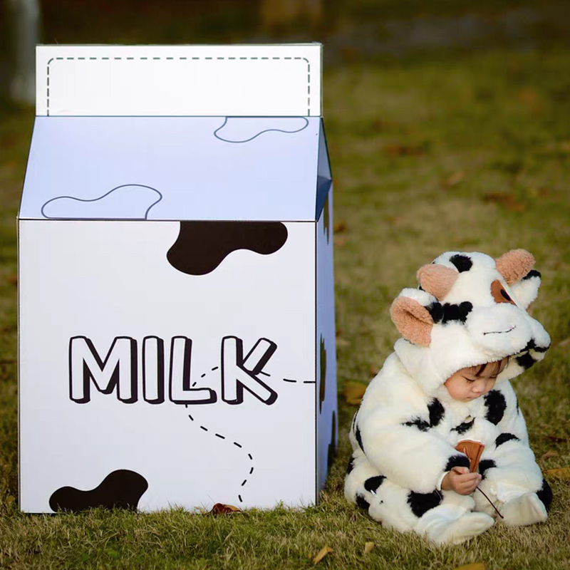 连帽拉链连体衣冬装爬服