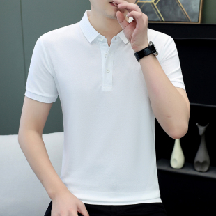 纯色薄款 夏季 男运动休闲百搭潮流上衣男装 Polo衫 舒适体恤 保罗短袖