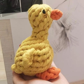 狗狗绳结玩具磨牙咬绳胡萝卜拔河棉绳宠物耐咬小型幼犬自己玩解闷