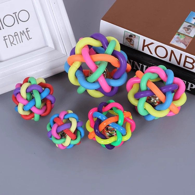 狗狗猫咪铃铛狗球球玩具宠物泰迪幼犬小狗小球磨牙耐咬逗猫玩具球