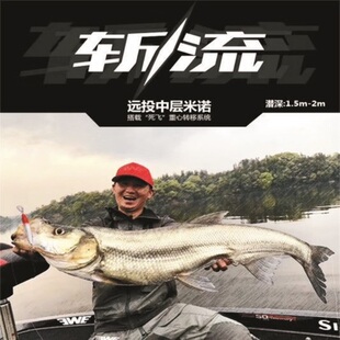 新品EWE美夏斩流深浅浮水远投米诺翘嘴鲈鱼鳜鱼海鲈路亚假饵9/14g