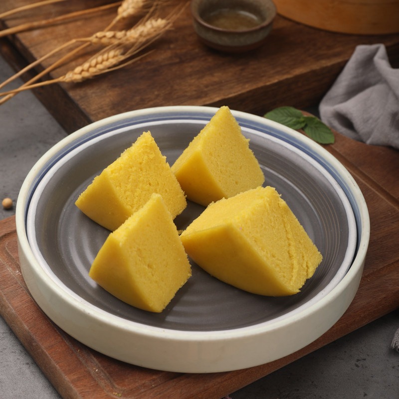 速冻半成品双德南瓜糕 南瓜松糕发糕速冻糕点心广式早茶200克一个