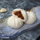 九一叉烧包奶黄包鲜肉豆沙面食速冻包子530g12个装 儿童早餐肉包子