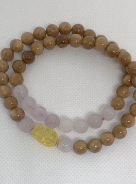 6m库克+薰衣草紫水晶手串