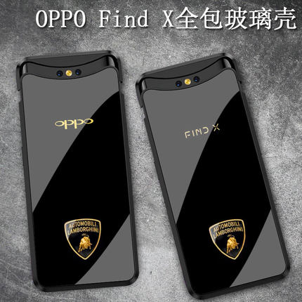 适用oppofindx手机壳升降滑盖x2prox3全包x5x6x7x8法拉利Reno13钢化玻璃12防摔11简约10男9个性8保护暗黑风