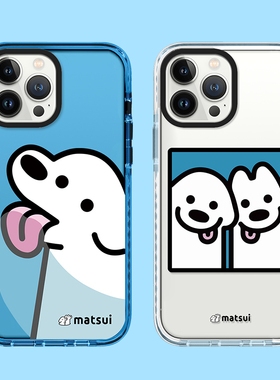 CASE狗狗汪汪日记matsui镜面14pro适用iPhone13promax苹果12Pro手机壳11艺术家14plus防摔15pro全包硅胶软壳