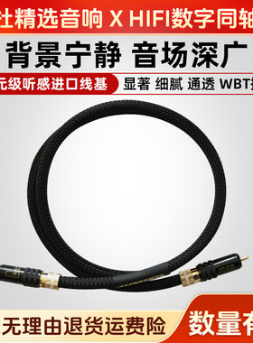 阿杜精选千元级听感数字同轴线
