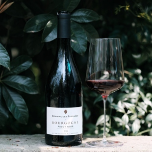 法国法红德庄黑皮诺干红葡萄酒 精致勃艮第敲门酒 浓郁黑莓香