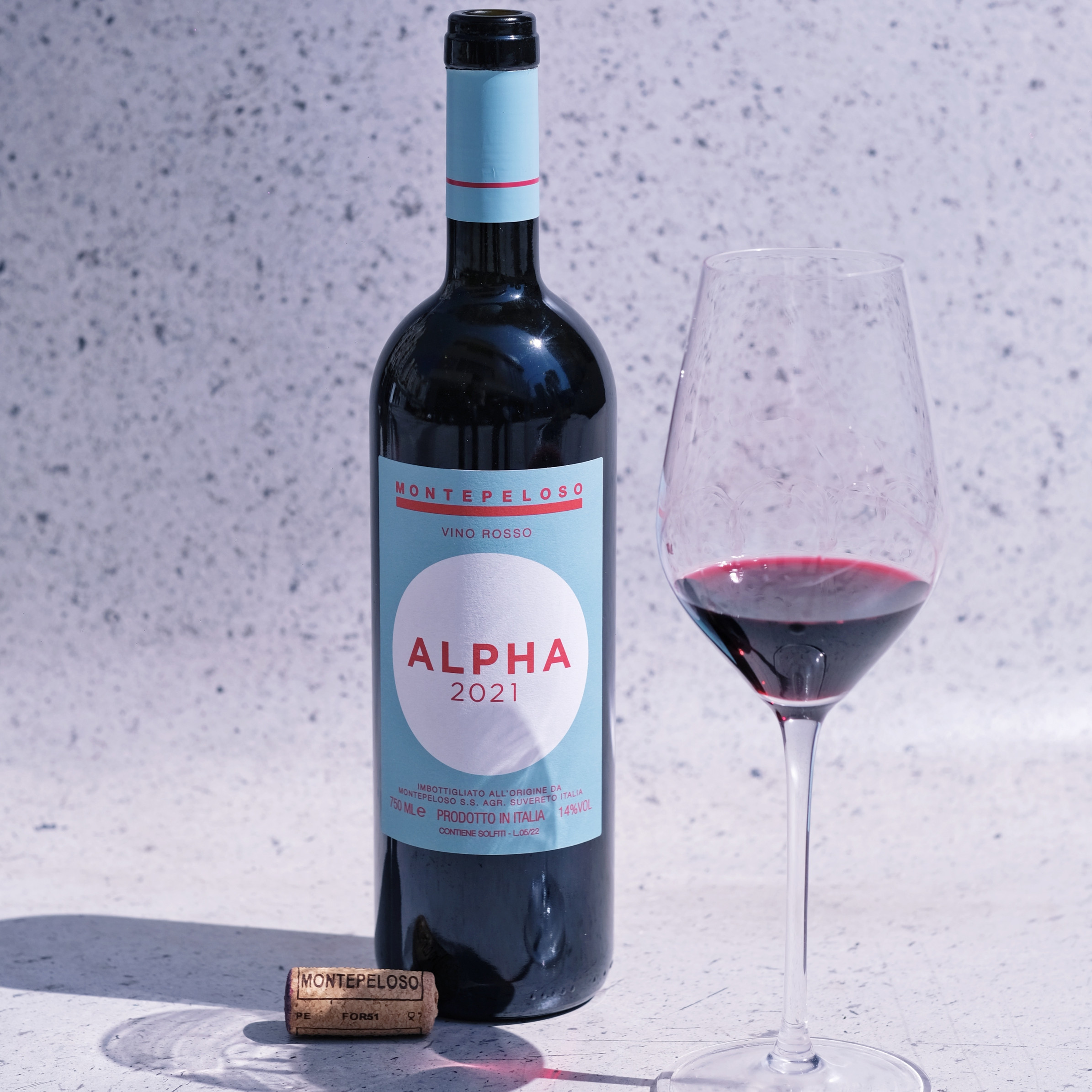 托斯卡纳名庄 蓝莓香草 意大利Alpha阿尔法Montepeloso干红葡萄酒