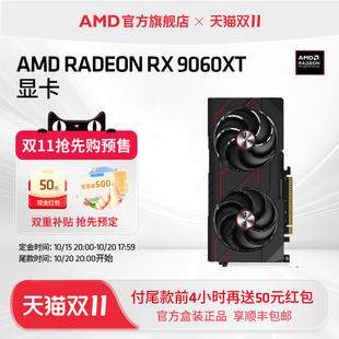 16G台式 机DIY电脑黑神话悟空吃鸡游戏显卡 RX9060XT 蓝宝石AMD