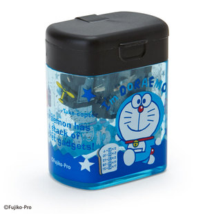 日本正品Doraemon哆啦A夢叮噹 迷你隨身手動筆刨削筆器卷筆刀