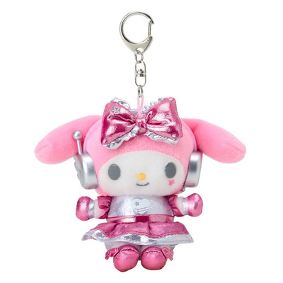 香港Sanrio正品My Melody 毛絨公仔匙扣包掛件(心跳星球)