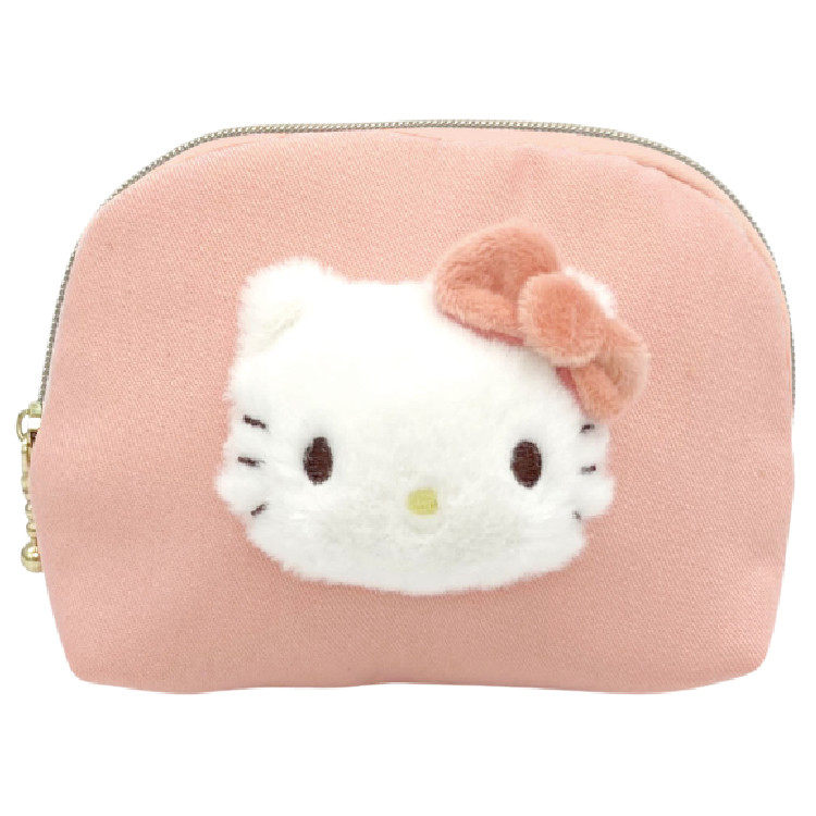 日本Sanrio正品Hello Kitty 手拿包紙巾包零錢包(Face)