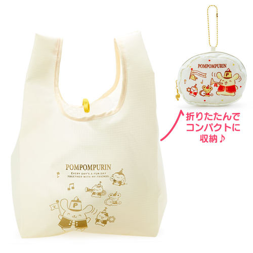 日本Sanrio正品Pompompurin布甸狗 折疊環保袋購物袋(巡遊)