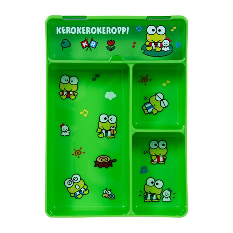 日本Sanrio正品Keroppi大眼蛙 文具收納盒(Everyday)