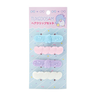 日本Sanrio正品Tuxedo Sam企鵝 髮夾頭飾套裝(Forever)