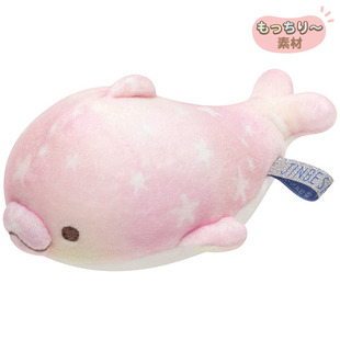 日本SanX正品Jinbesan鯨鯊先生 迷你毛絨公仔擺設(一起)小海豚