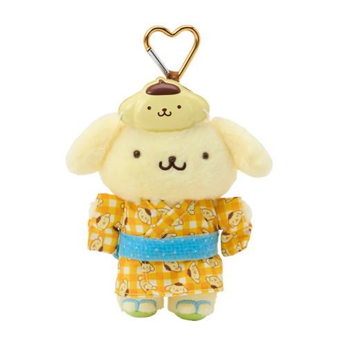 日本Sanrio正品Pompompurin布甸狗 毛絨公仔匙扣包掛件(夏祭)