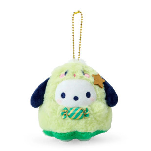 日本Sanrio正品PC狗Pochacco 毛絨公仔匙扣包掛件(糖果鬼鬼)