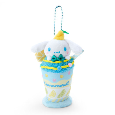 日本Sanrio正品Cinnamoroll玉桂狗 毛絨公仔匙扣掛飾(Parfait)