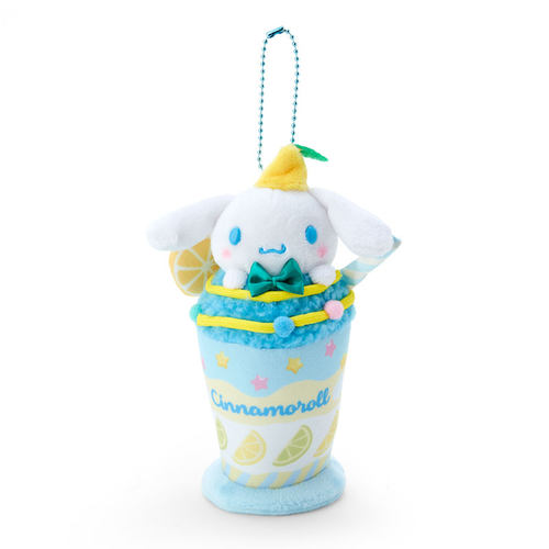 日本Sanrio正品Cinnamoroll玉桂狗 毛絨公仔匙扣掛飾(Parfait)