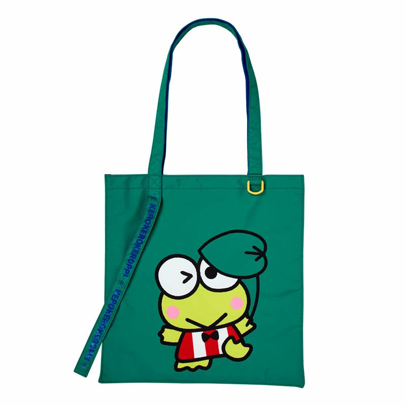 日本Sanrio正品Keroppi大眼蛙 單肩包托特包手袋(New Life)