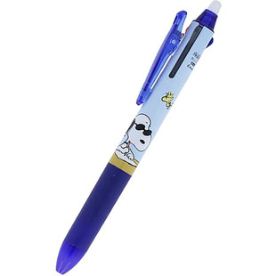 日本正品Snoopy史努比 Frixion可擦三色中性筆原子筆(Joe Cool)
