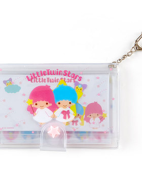 日本Sanrio正品Littletwinstars雙子星 便簽本便條紙連收納卡套
