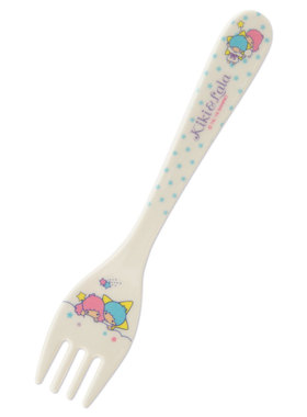 日本Sanrio正品LittleTwinStars小雙星 塑膠叉子餐叉