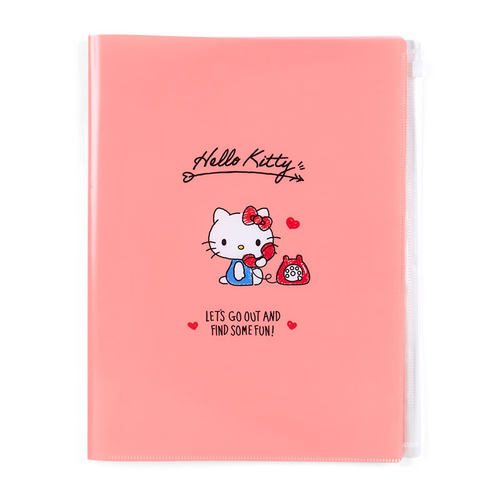 日本Sanrio正品Hello Kitty A4文件夾(6 Pockets)