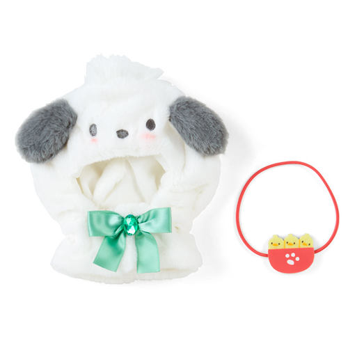 日本Sanrio正品PC狗Pochacco 毛絨公仔用披風小配件