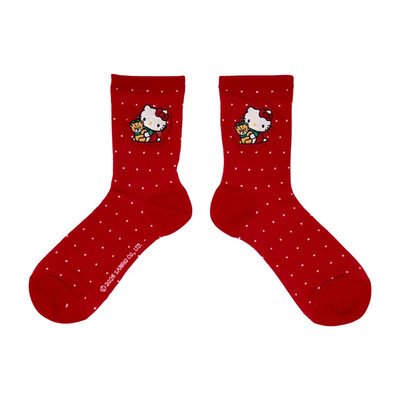日本Sanrio正品Hello Kitty 中筒襪