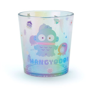 日本Sanrio正品Hangyodon海怪 透明塑膠水杯隨手杯果汁杯(Aurora)