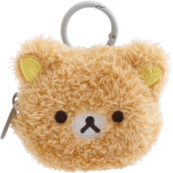 日本SanX正品Rilakkuma鬆弛熊 迷你包耳機收納包