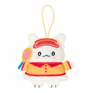 日本Sanrio正品Hanamaruobake花丸鬼鬼 毛絨公仔匙扣包掛件(學校)