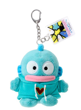 香港Sanrio正品Hangyodon海怪醜魚 毛公仔匙扣包掛件HAPIDANBUI