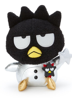 日本Sanrio正品Badtz Maru酷企鵝XO 毛絨公仔擺設禮物(宇宙)