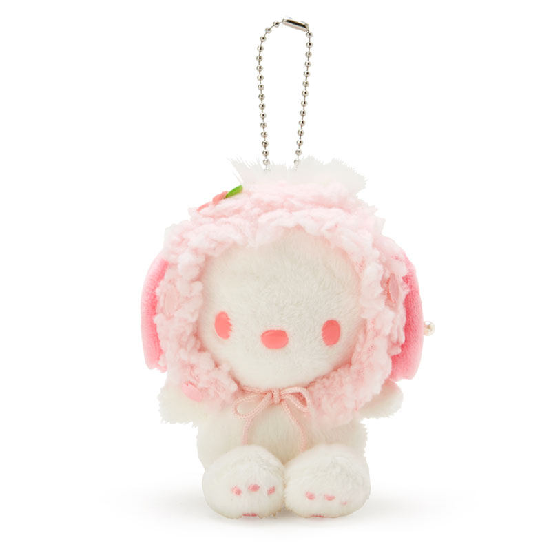 日本Sanrio正品PC狗Pochacco 毛絨公仔匙扣包掛件(Sakura)