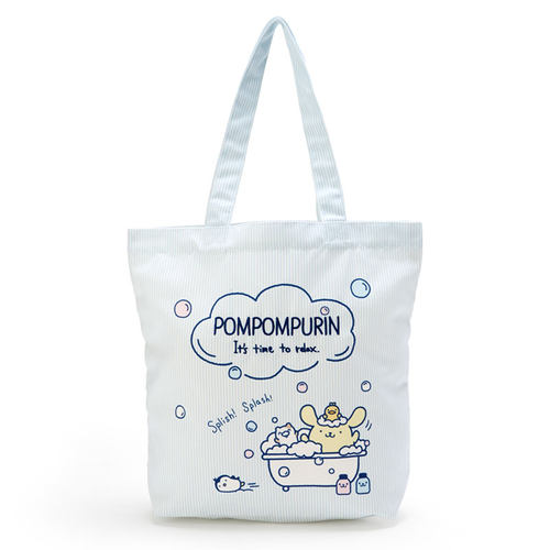 日本Sanrio正品Pompompurin布甸狗 單肩包手提包手挽袋(洗澡)