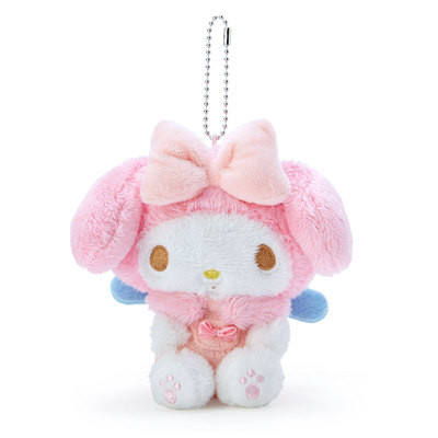 日本Sanrio正品My Melody 毛絨公仔包掛件匙扣(洗濯日和)
