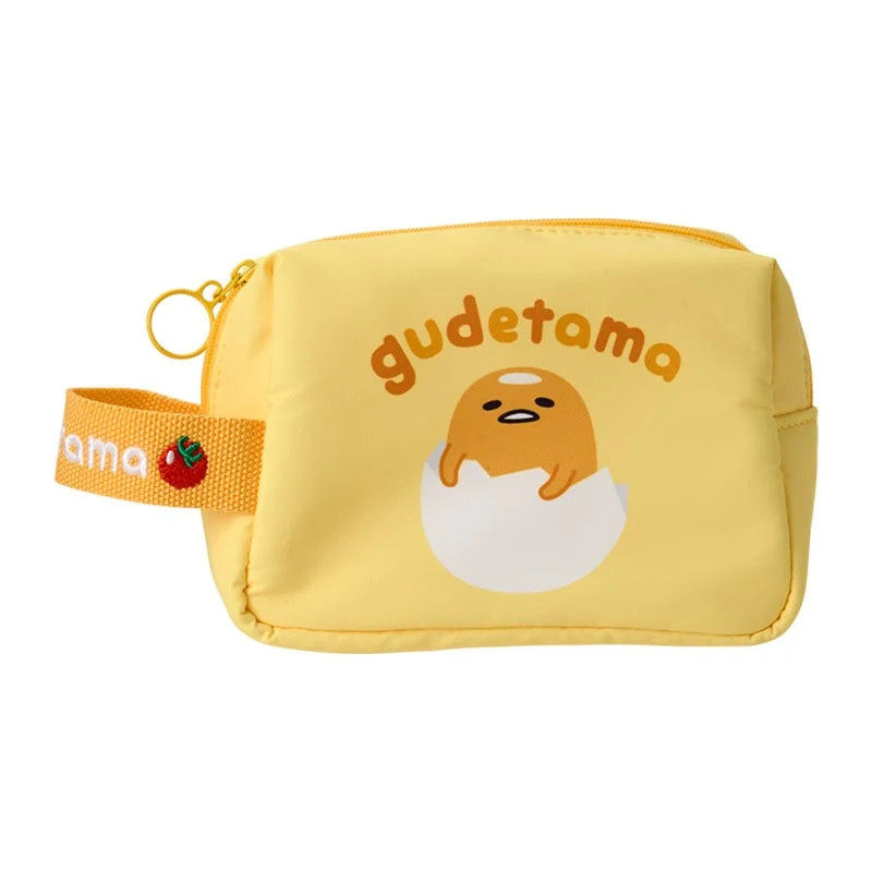 日本Sanrio正品Gudetama蛋黃哥 手拿包化妝包收納包(Face)