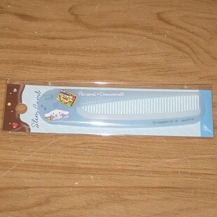 日本Sanrio正品 折疊梳 Slim Cinnamoroll玉桂狗