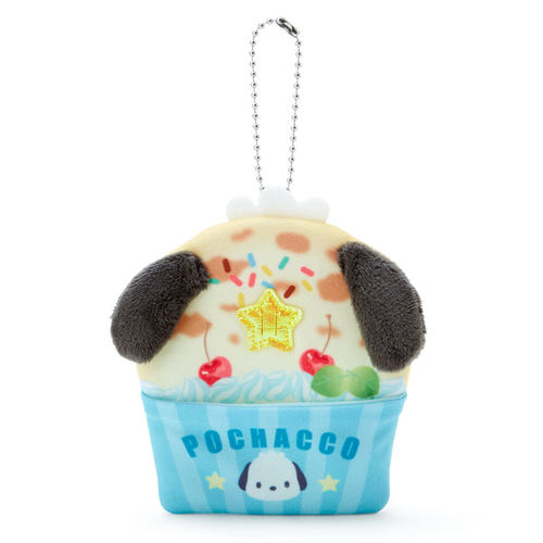 日本Sanrio正品PC狗Pochacco帕恰狗 蛋糕型匙扣包掛件(口袋)