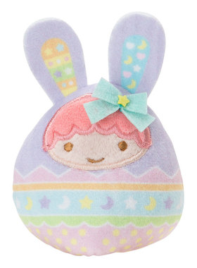 日本Sanrio正品LittleTwinStars小雙星LaLa 迷你毛絨公仔(復活兔)