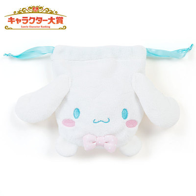 日本Sanrio正品Cinnamoroll玉桂狗 束口袋抽繩袋收納袋(Ranking)